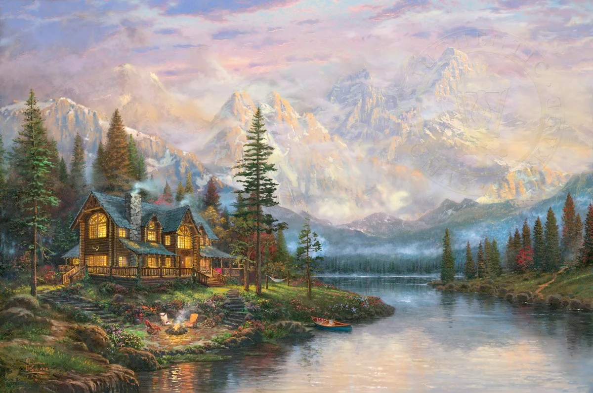 Cathedral Mountain Lodge - Limited Edition Canvas - Image 21
