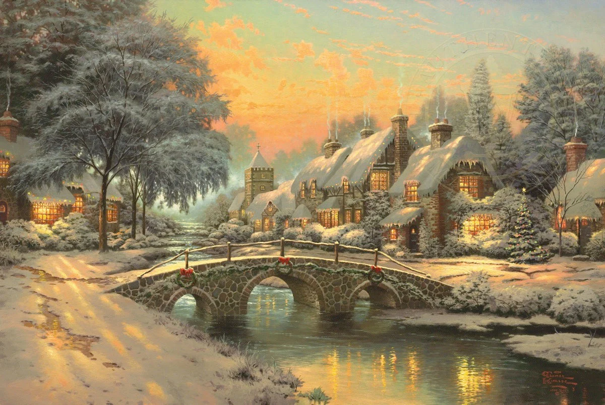 Cobblestone Christmas - Limited Edition Canvas - Image 17