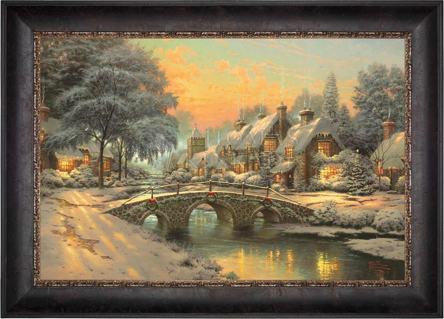 Cobblestone Christmas - Limited Edition Canvas - Image 5