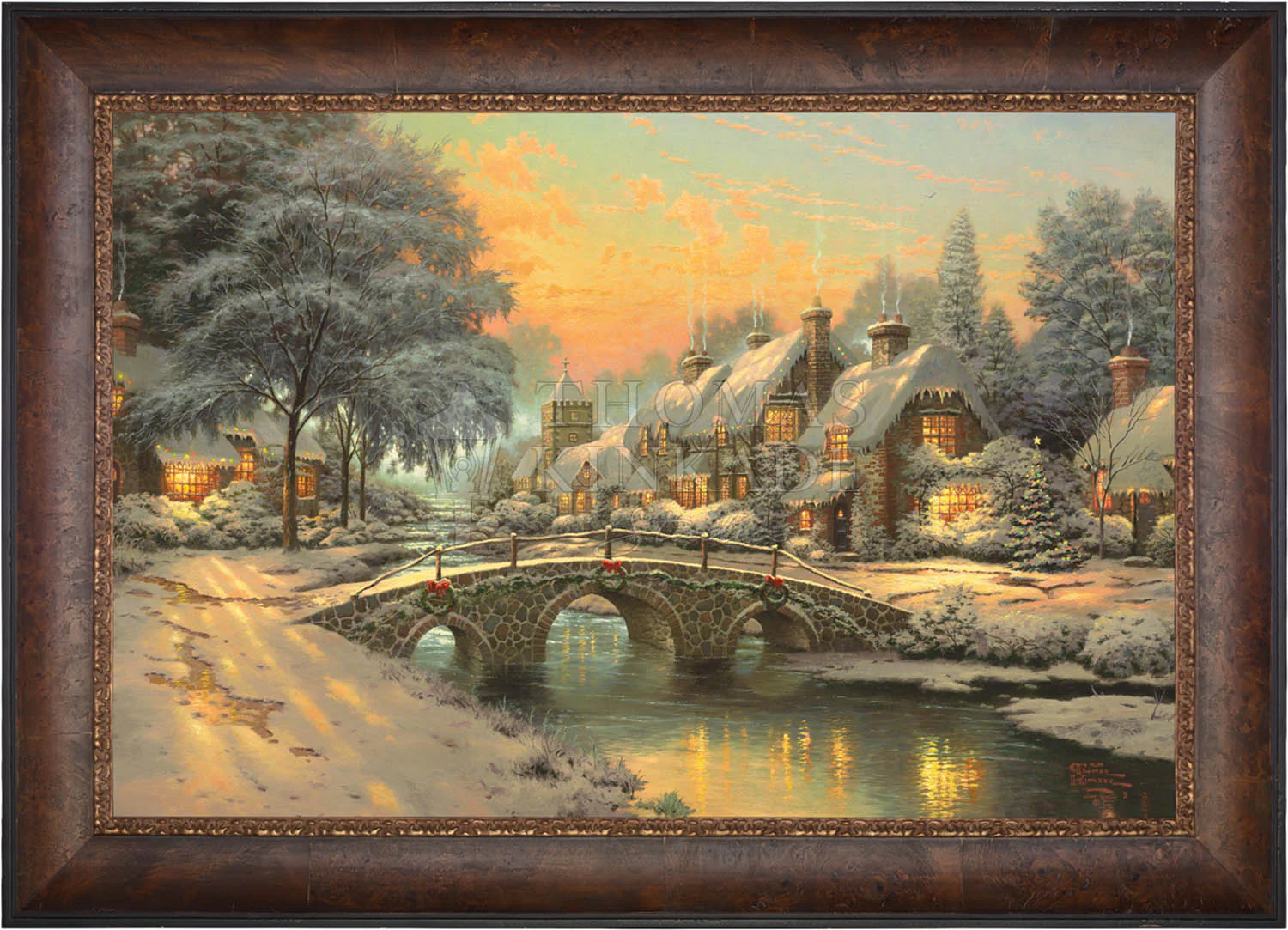 Cobblestone Christmas - Limited Edition Canvas - Image 6