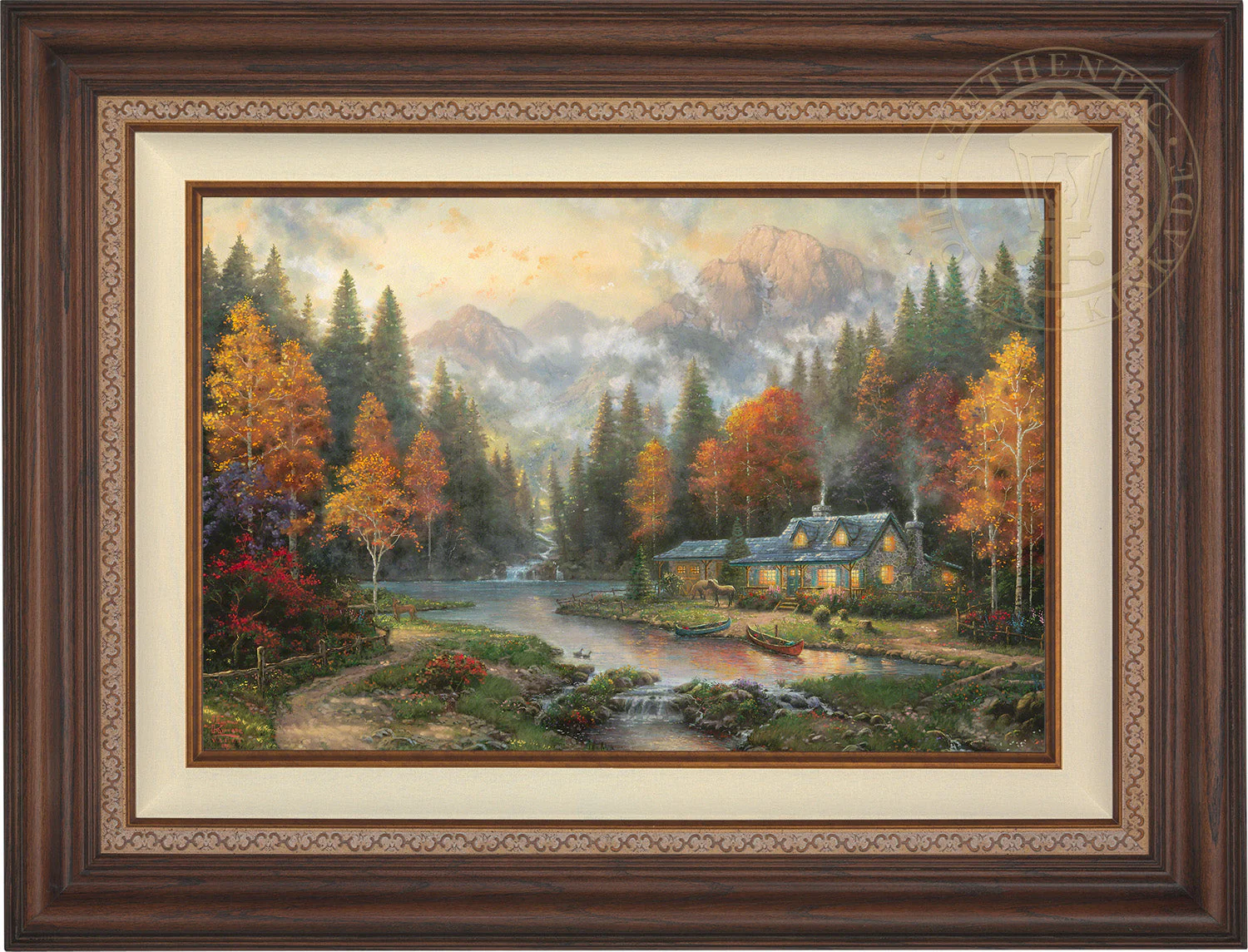 Evening at Autumn Lake - Limited Edition Canvas - Image 10