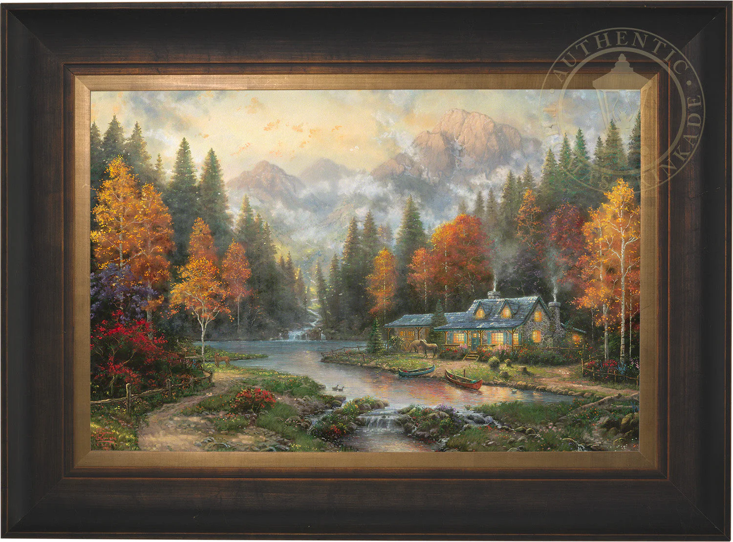 Evening at Autumn Lake - Limited Edition Canvas - Image 11