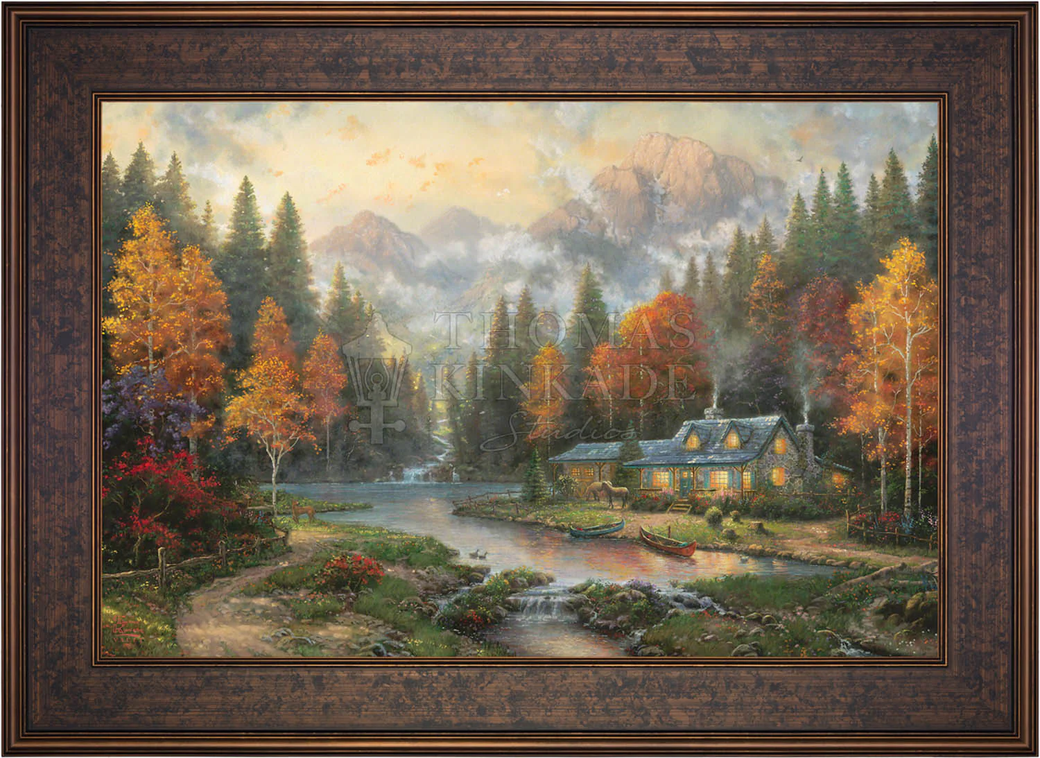 Evening at Autumn Lake - Limited Edition Canvas - Image 12