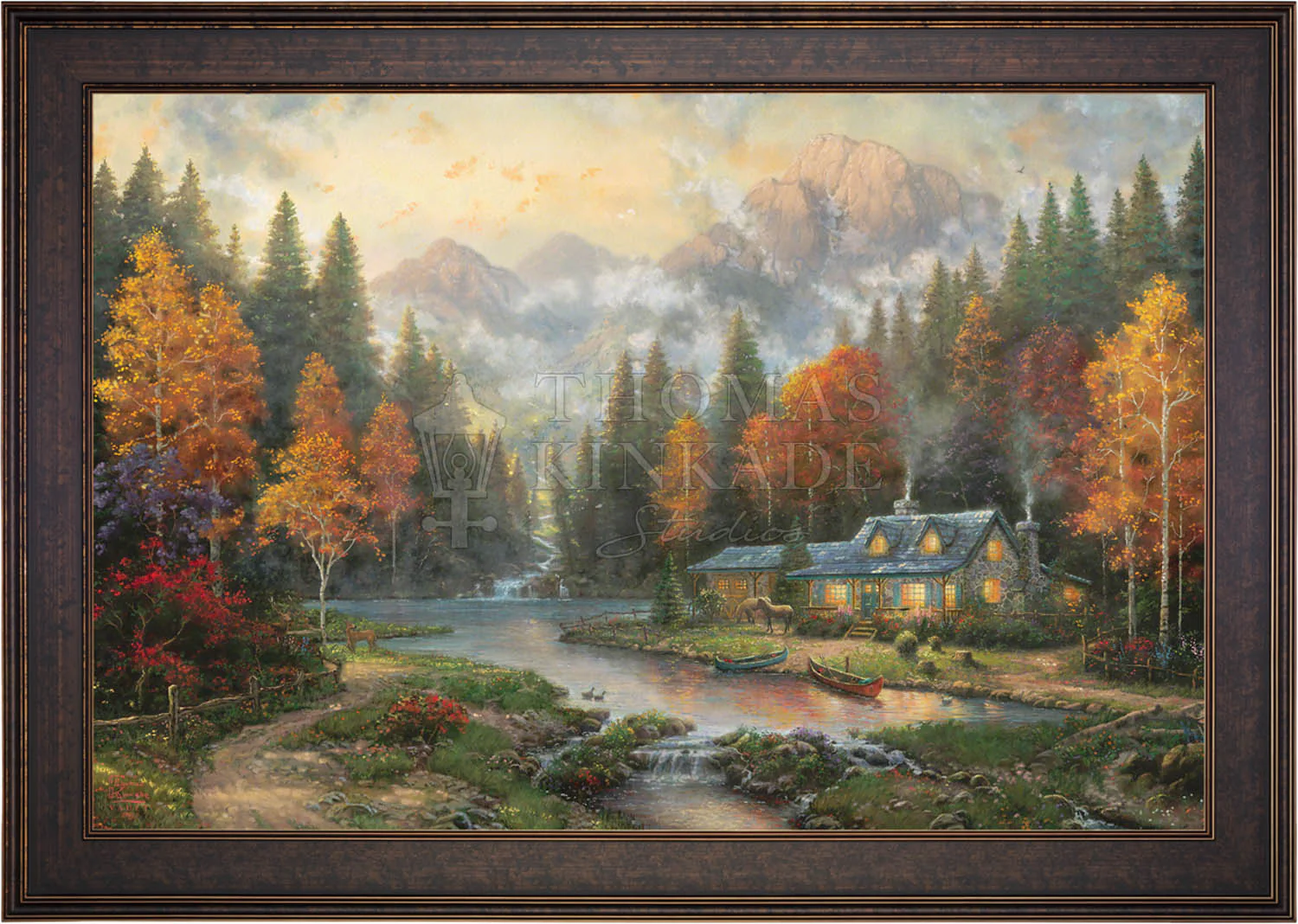 Evening at Autumn Lake - Limited Edition Canvas - Image 13