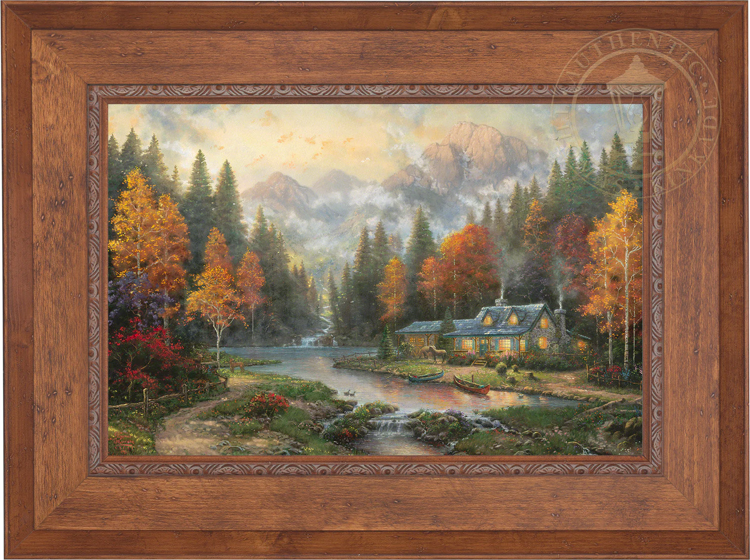 Evening at Autumn Lake - Limited Edition Canvas - Image 16