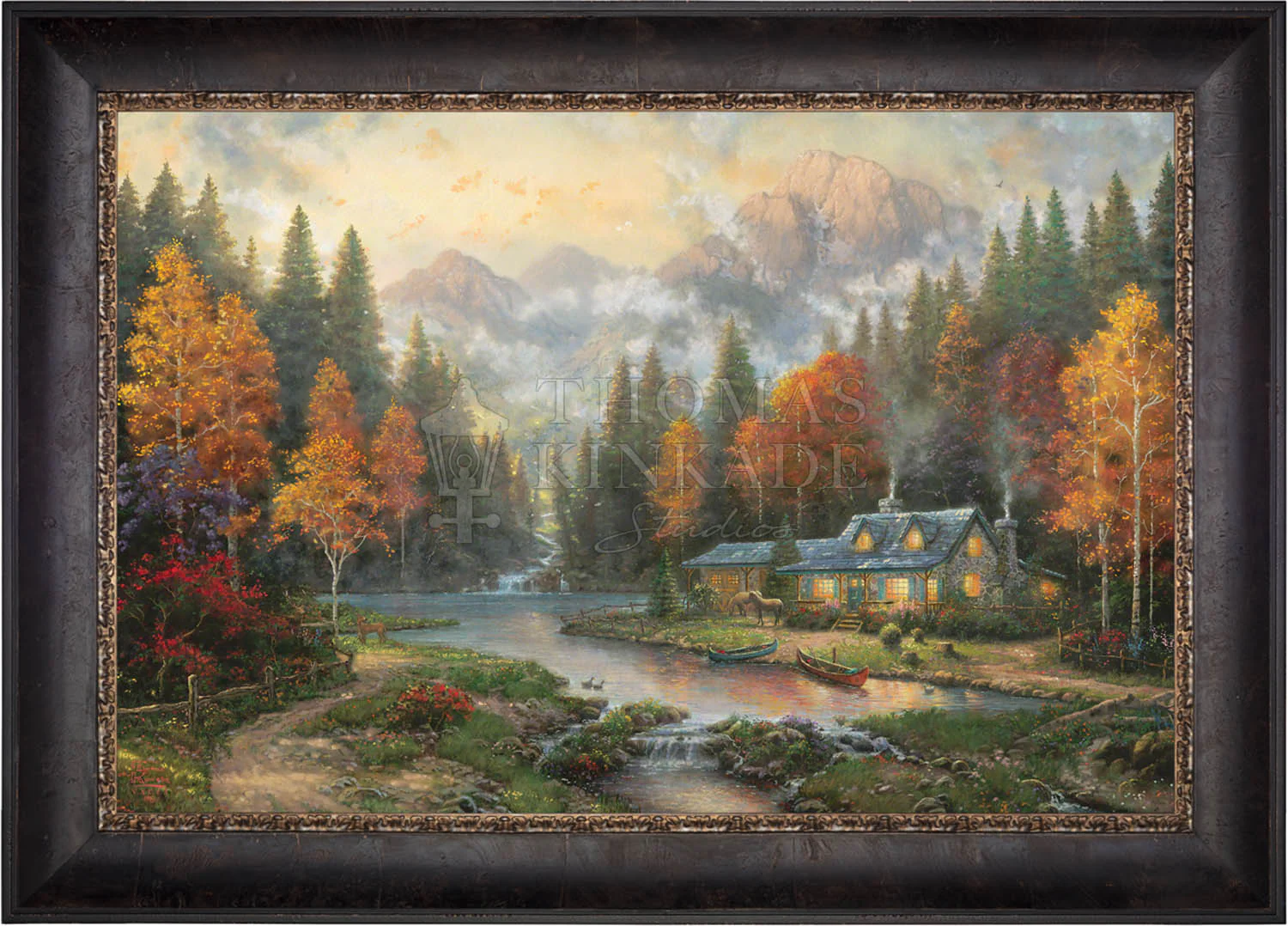 Evening at Autumn Lake - Limited Edition Canvas - Image 5