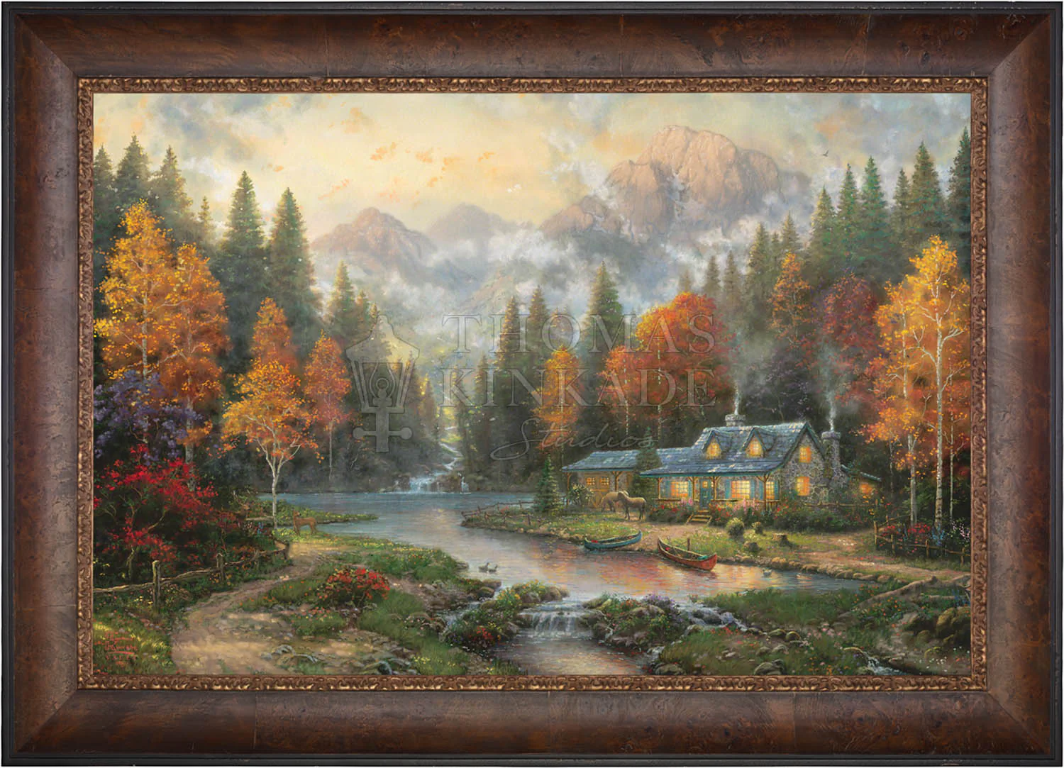 Evening at Autumn Lake - Limited Edition Canvas - Image 6