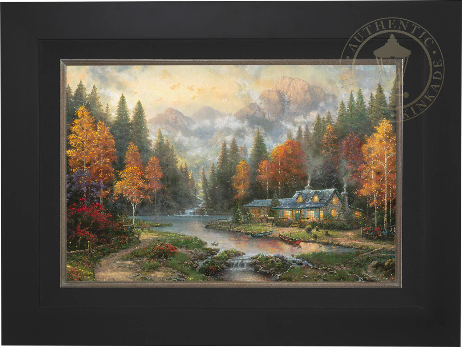 Evening at Autumn Lake - Limited Edition Canvas - Image 8