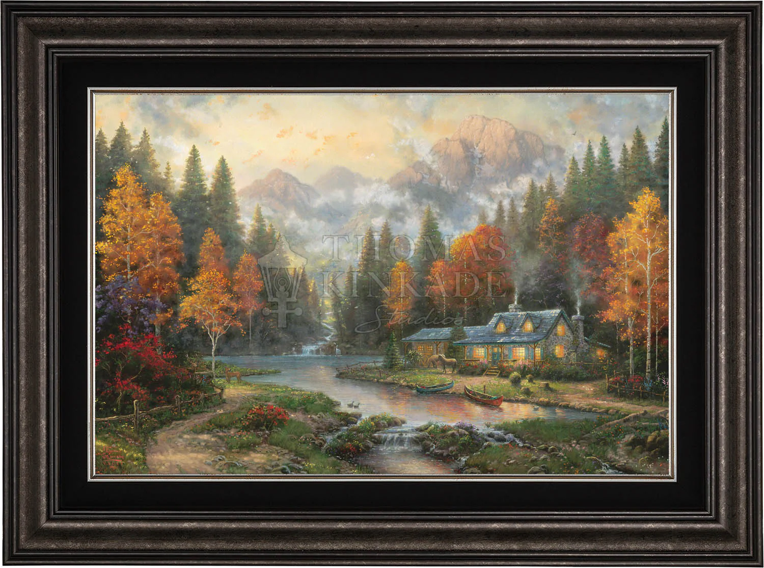 Evening at Autumn Lake - Limited Edition Canvas - Image 9