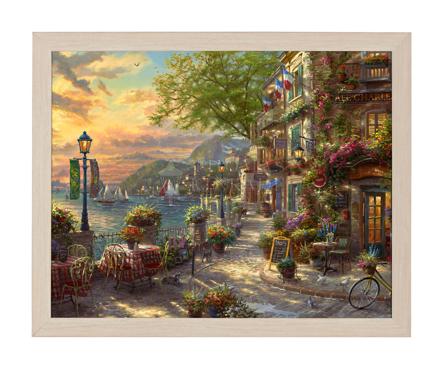 French Riviera Café - Art Prints - Image 3