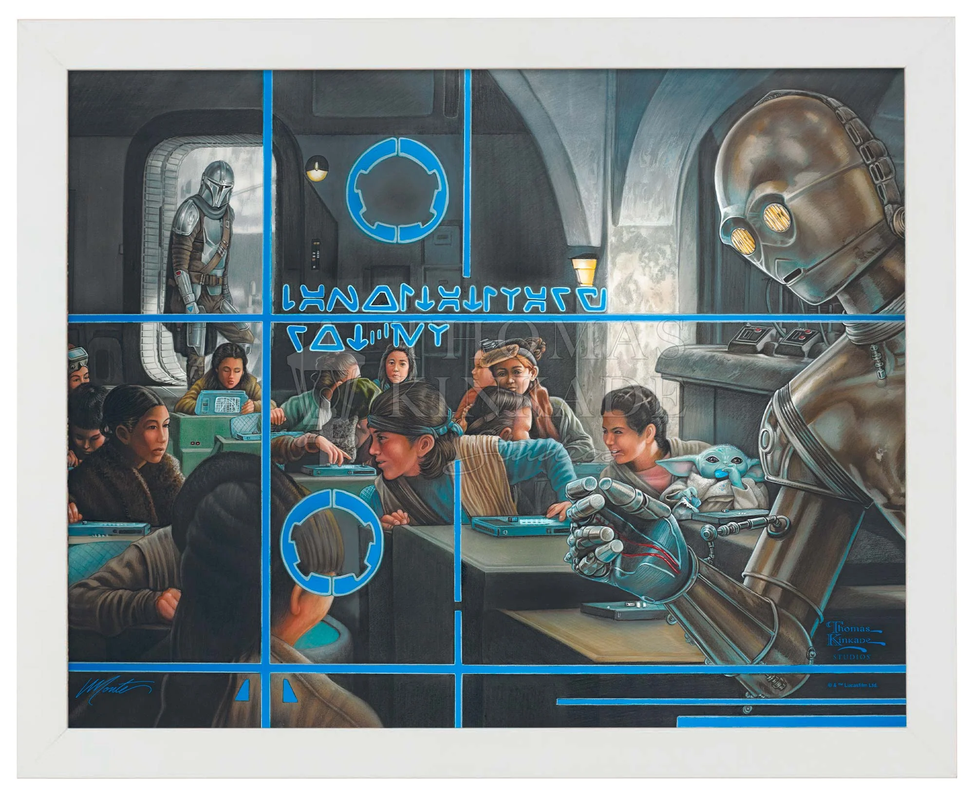 The Mandalorian™ - Getting Schooled - Art Prints - Image 4