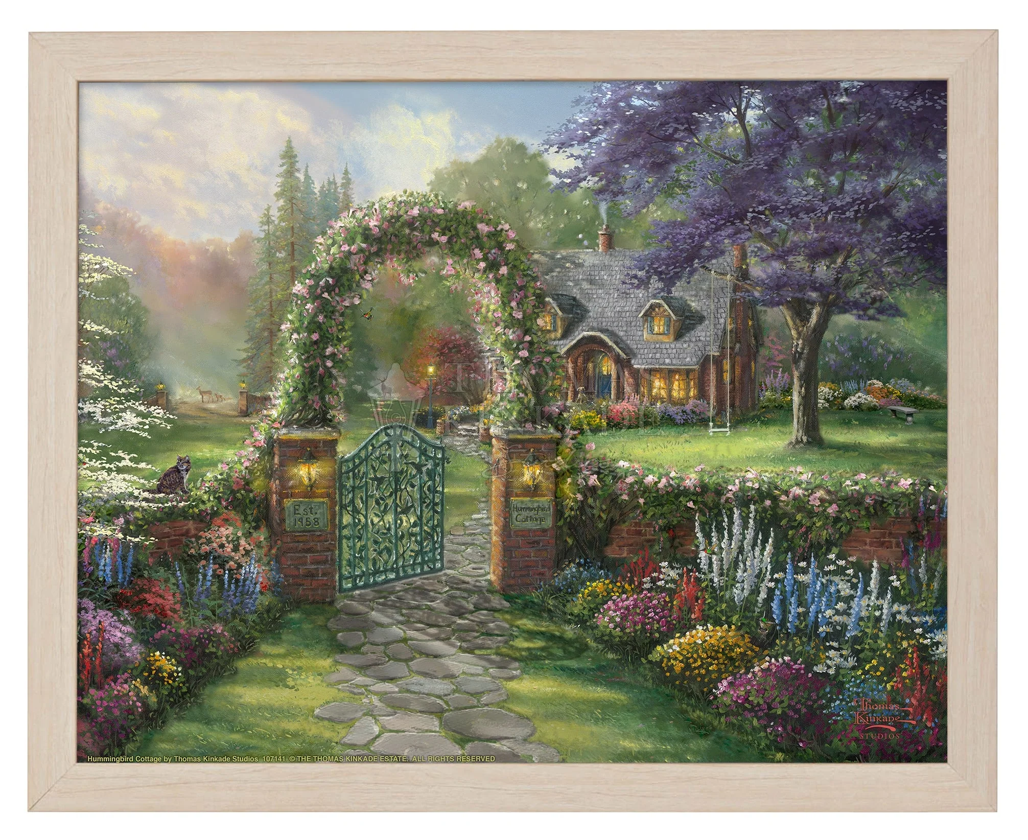 Hummingbird Cottage - 11" x 14" Art Print - Image 3