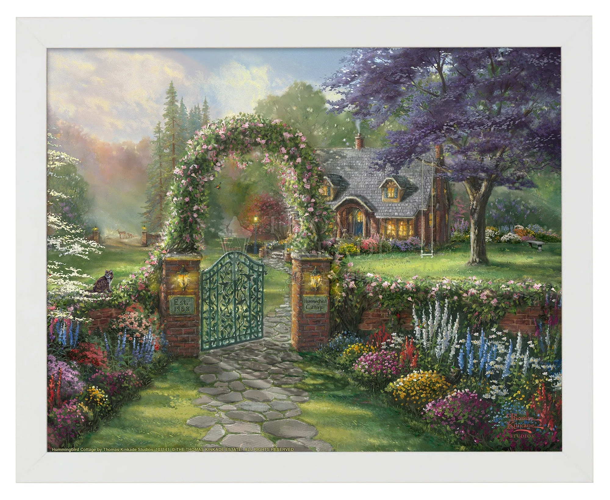 Hummingbird Cottage - 11" x 14" Art Print - Image 4
