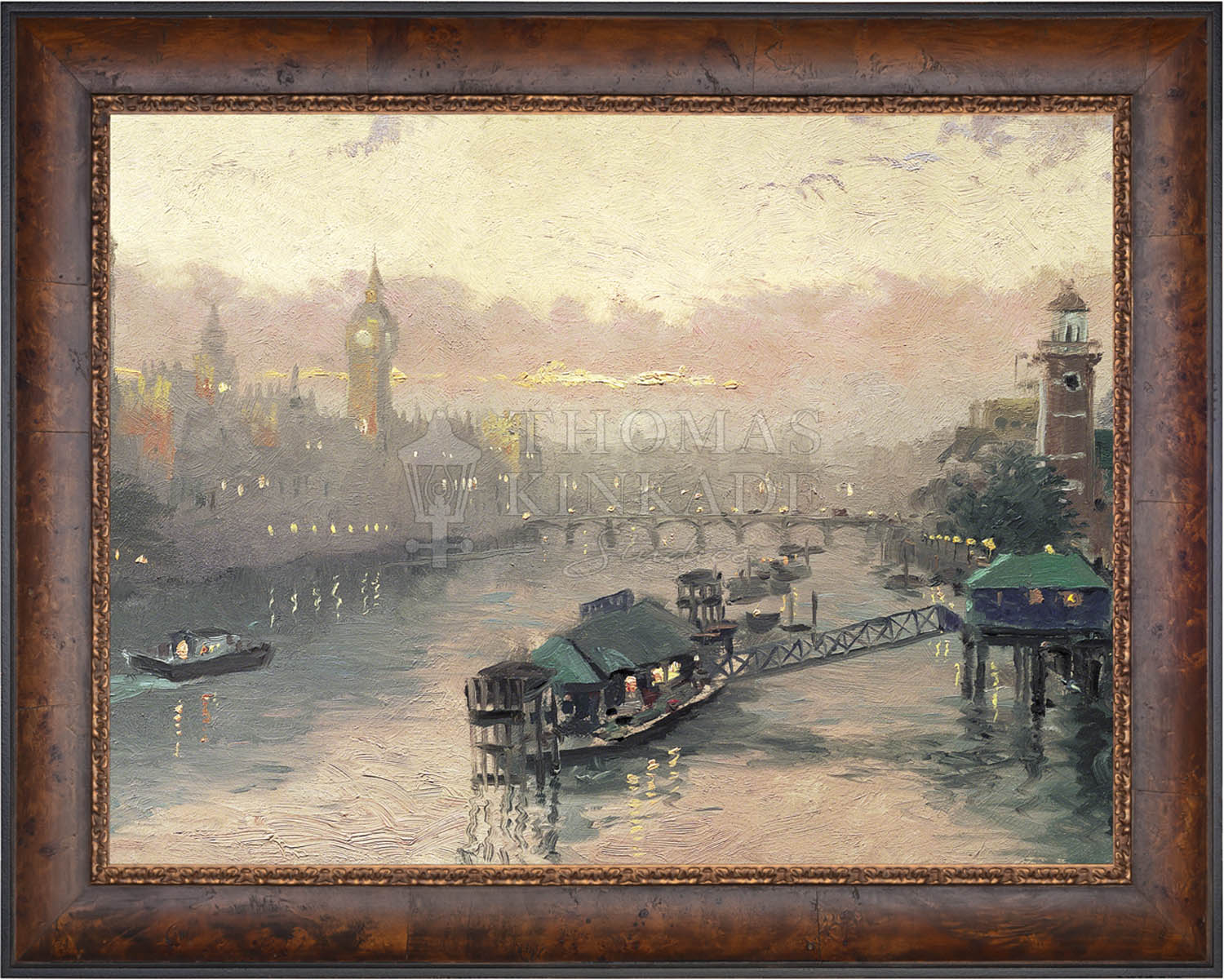 London at Sunset - Limited Edition Canvas - Image 6